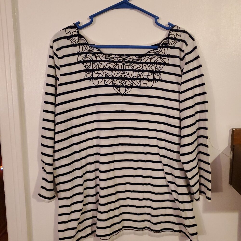 3/4 sleeve casual shirt